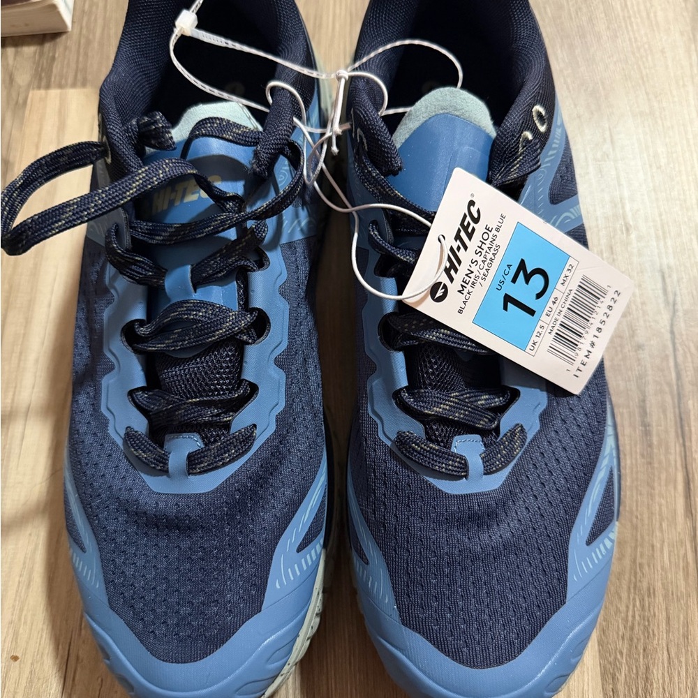 Hi-Tec Dark and Light Blue Hiking Shoes